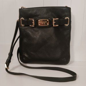 Michael Kors black pebbled leather purse